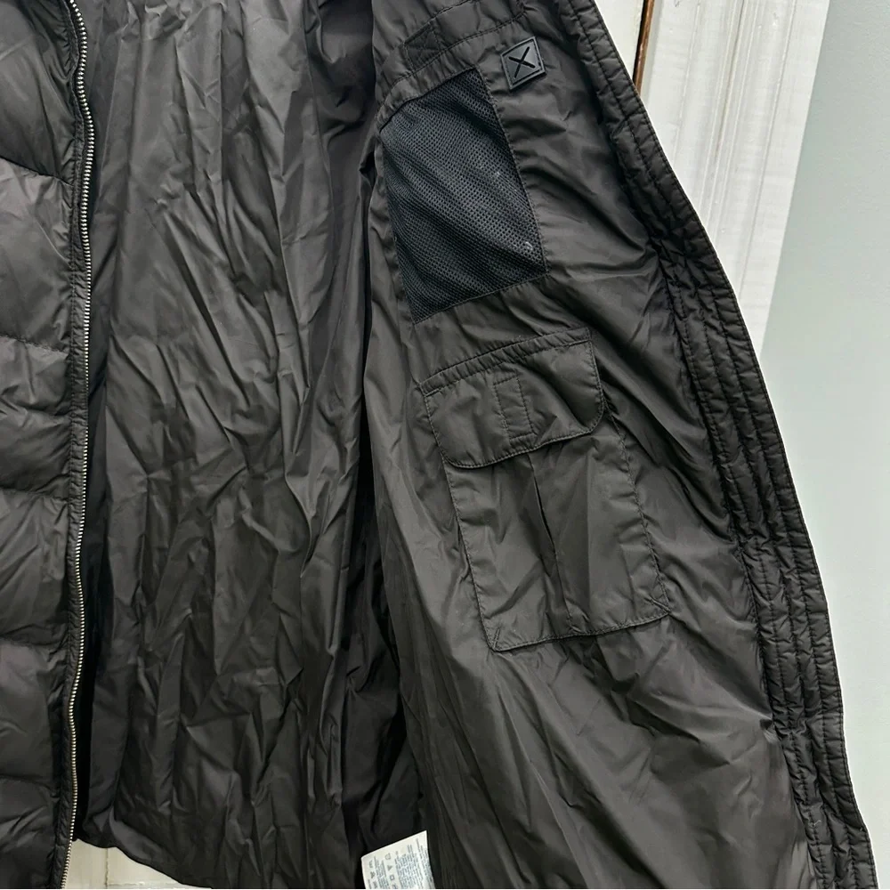 Lands' End goose down filled puffer winter coat‎ women's 1x 16W 18W brown black